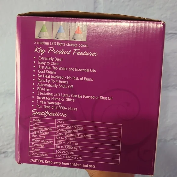 Now Solutions Ultrasonic Cone Oil Diffuser - Picture 4 of 5